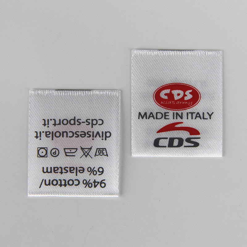 Printed Care Label